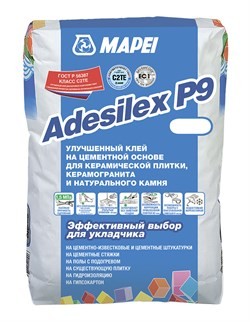 Mapei Клей для плитки Mapei Adesilex P9 (С2ТЕ)серый 25кг